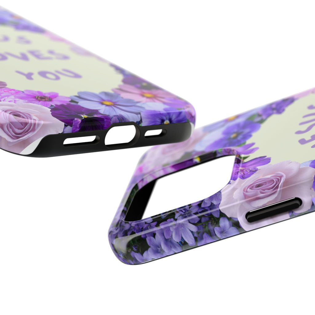 JESUS LOVES YOU Phone Case (Purple)