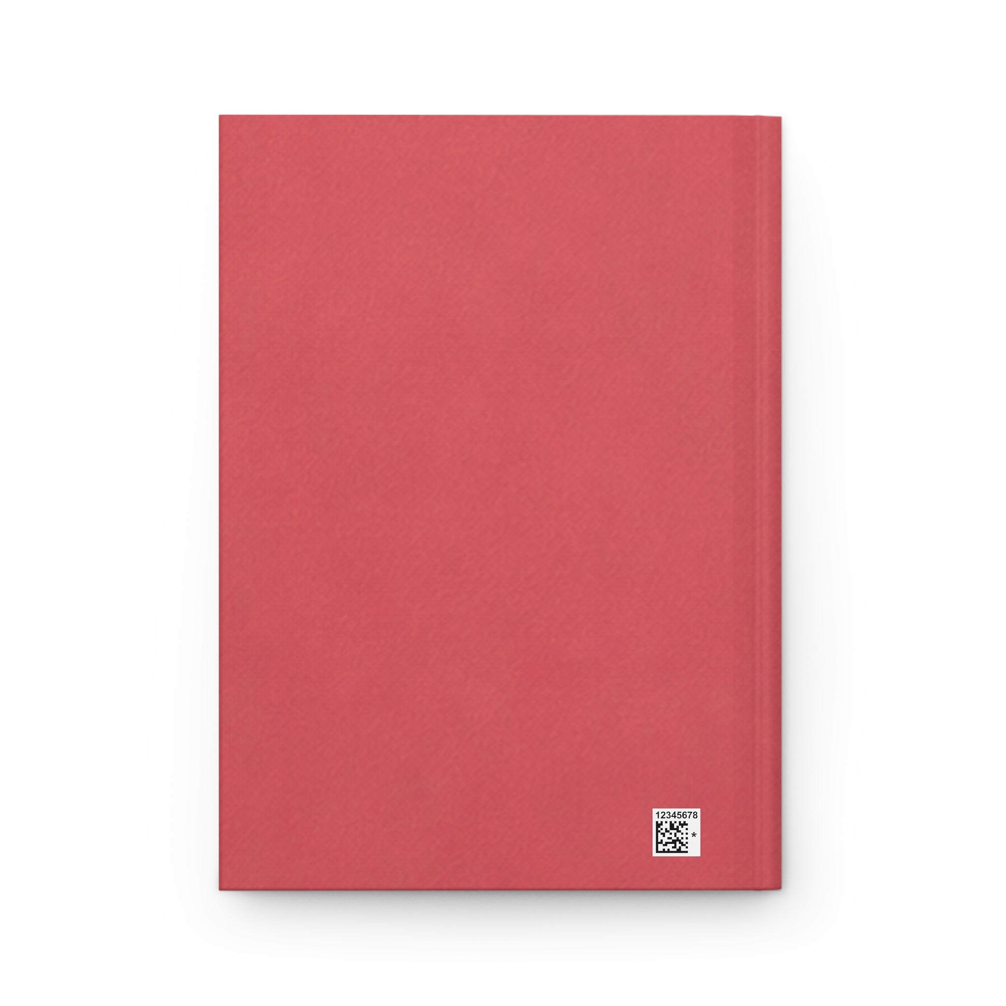 Matte Persimmon Pomegranate Hardcover Journal — Red Notebook for Gratitude & Daily Notes
