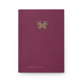 Matte Butterfly Journal, Plum Hardcover Notebook