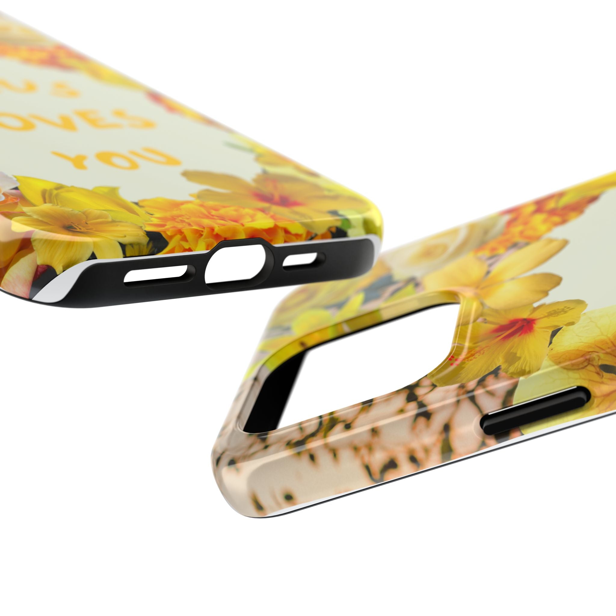 JESUS LOVES YOU Phone Case (Yellow)