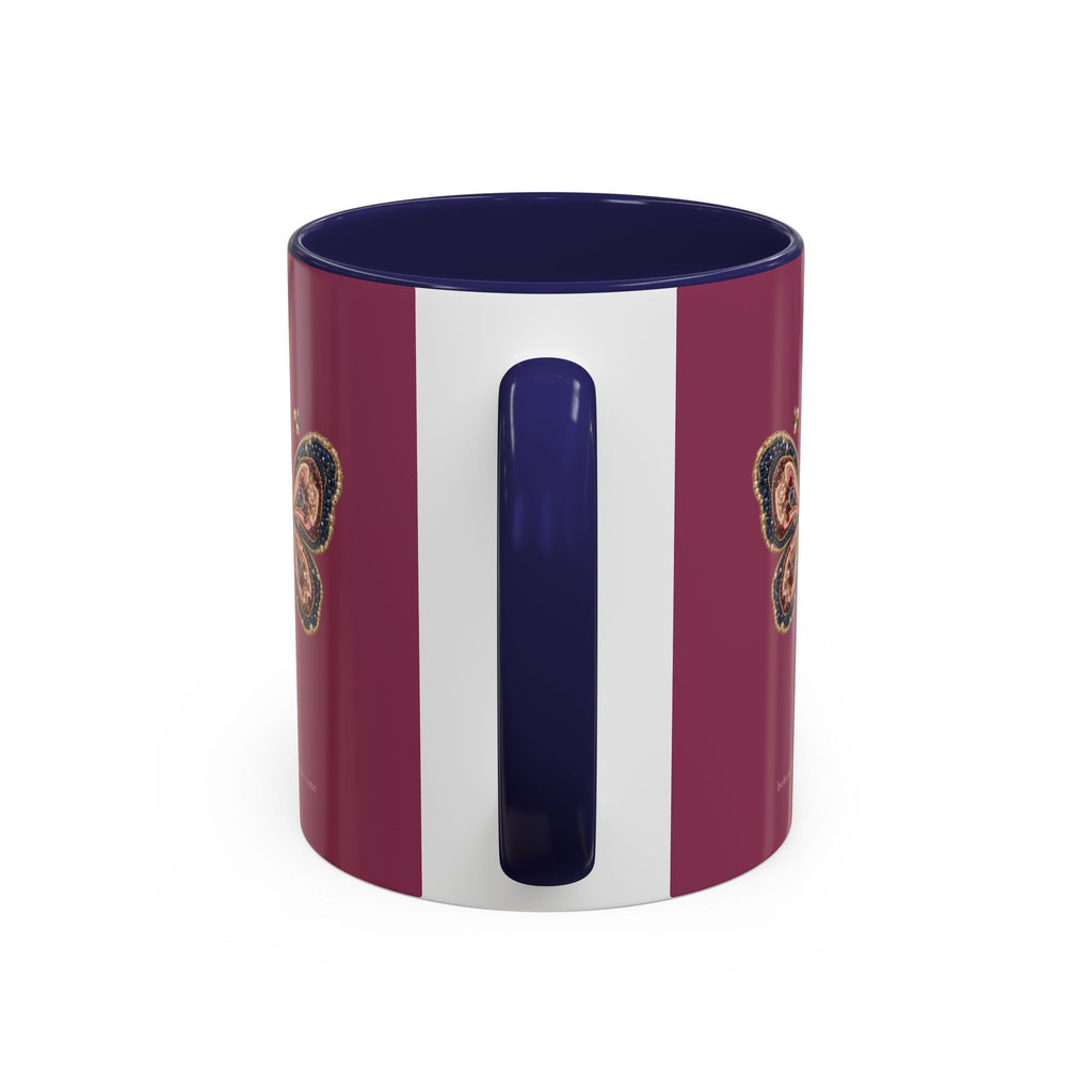 Behold Butterfly Mug — Christian Coffee Mug with Jeweled Butterfly, 11 oz