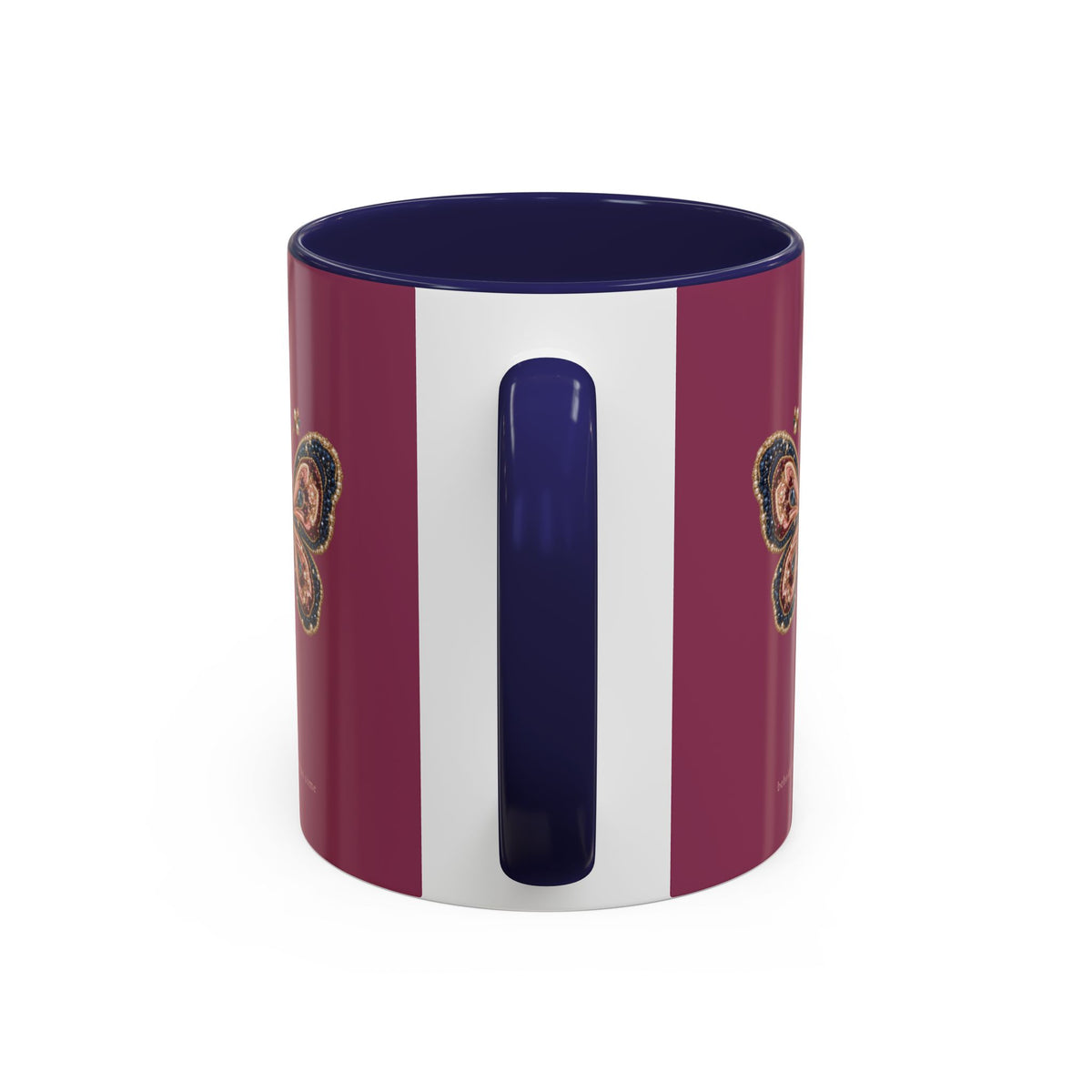 Behold Butterfly Mug — Christian Coffee Mug with Jeweled Butterfly, 11 oz