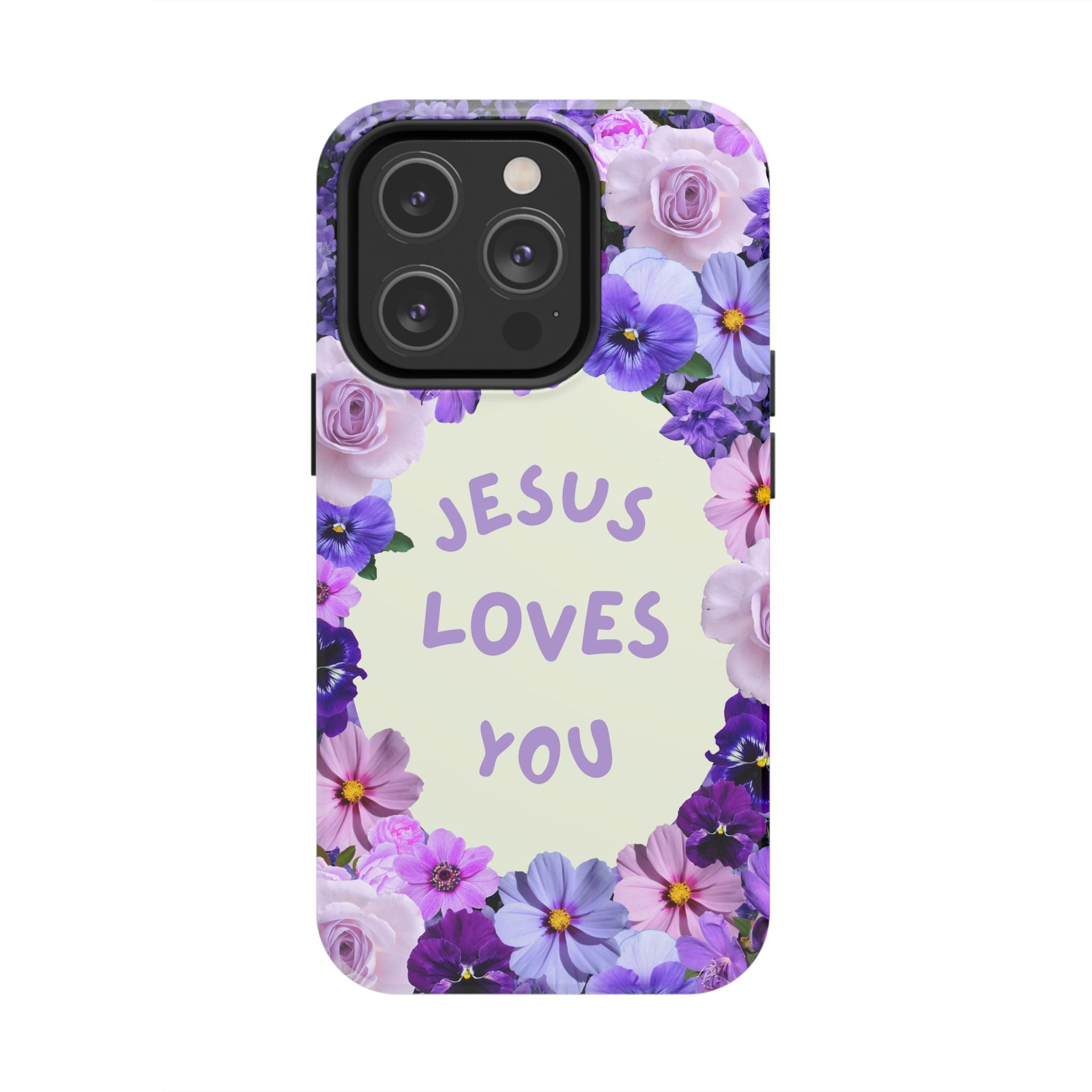 JESUS LOVES YOU Phone Case (Purple)