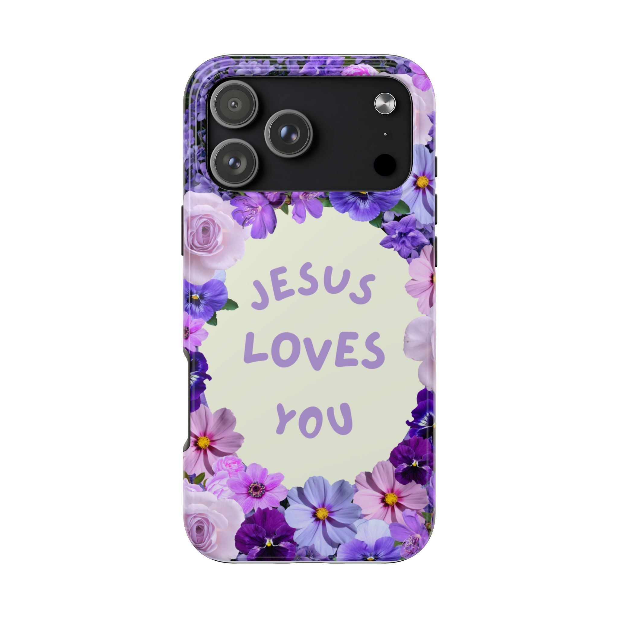 JESUS LOVES YOU Phone Case (Purple)