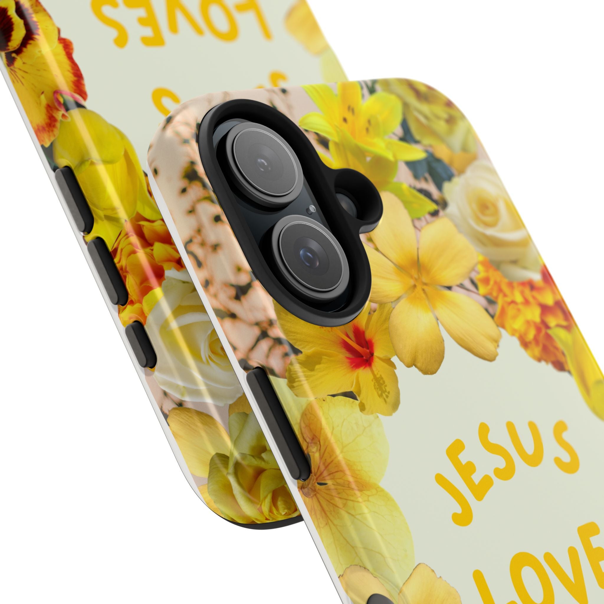 JESUS LOVES YOU Phone Case (Yellow)