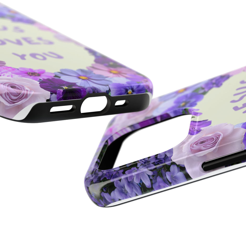 JESUS LOVES YOU Phone Case (Purple)