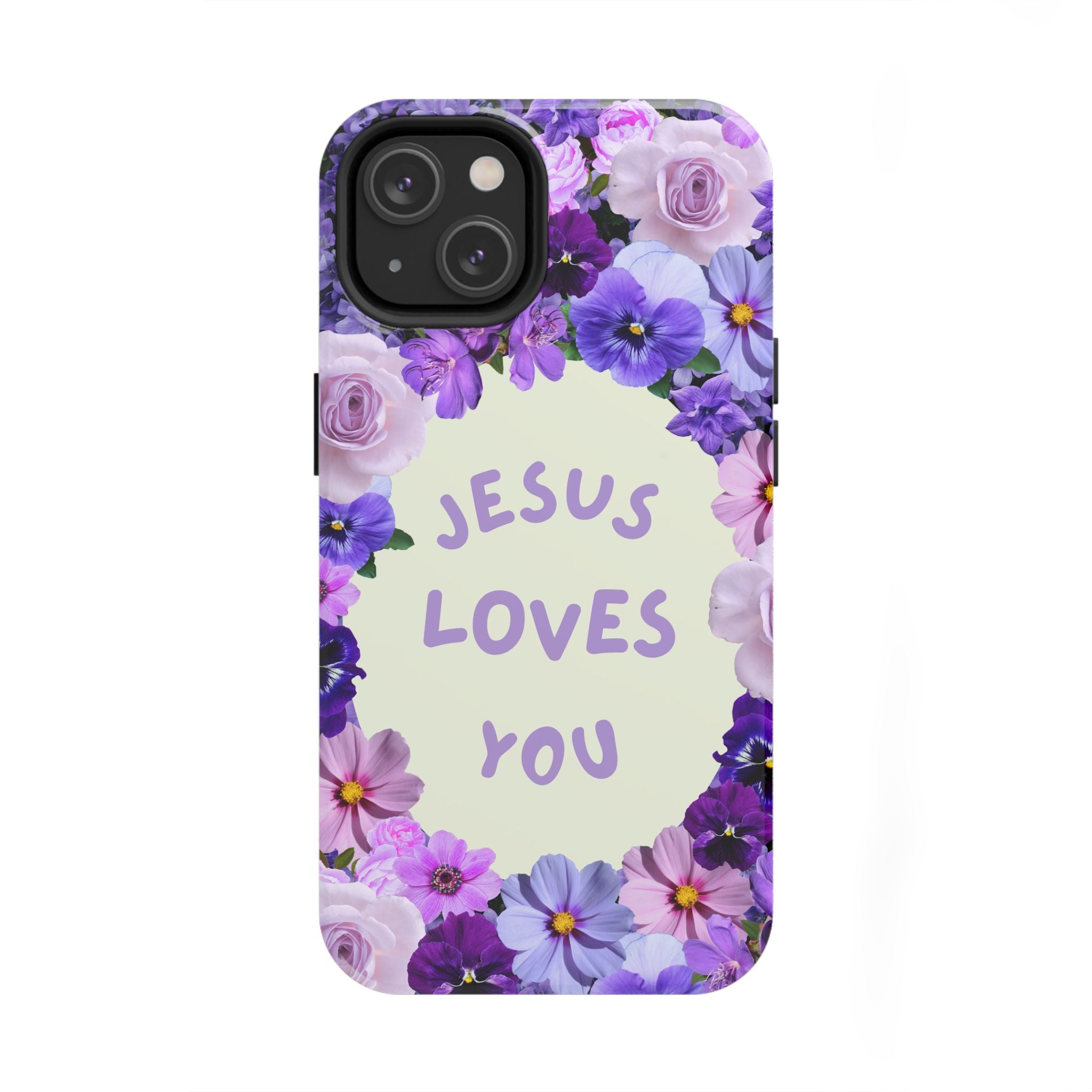JESUS LOVES YOU Phone Case (Purple)