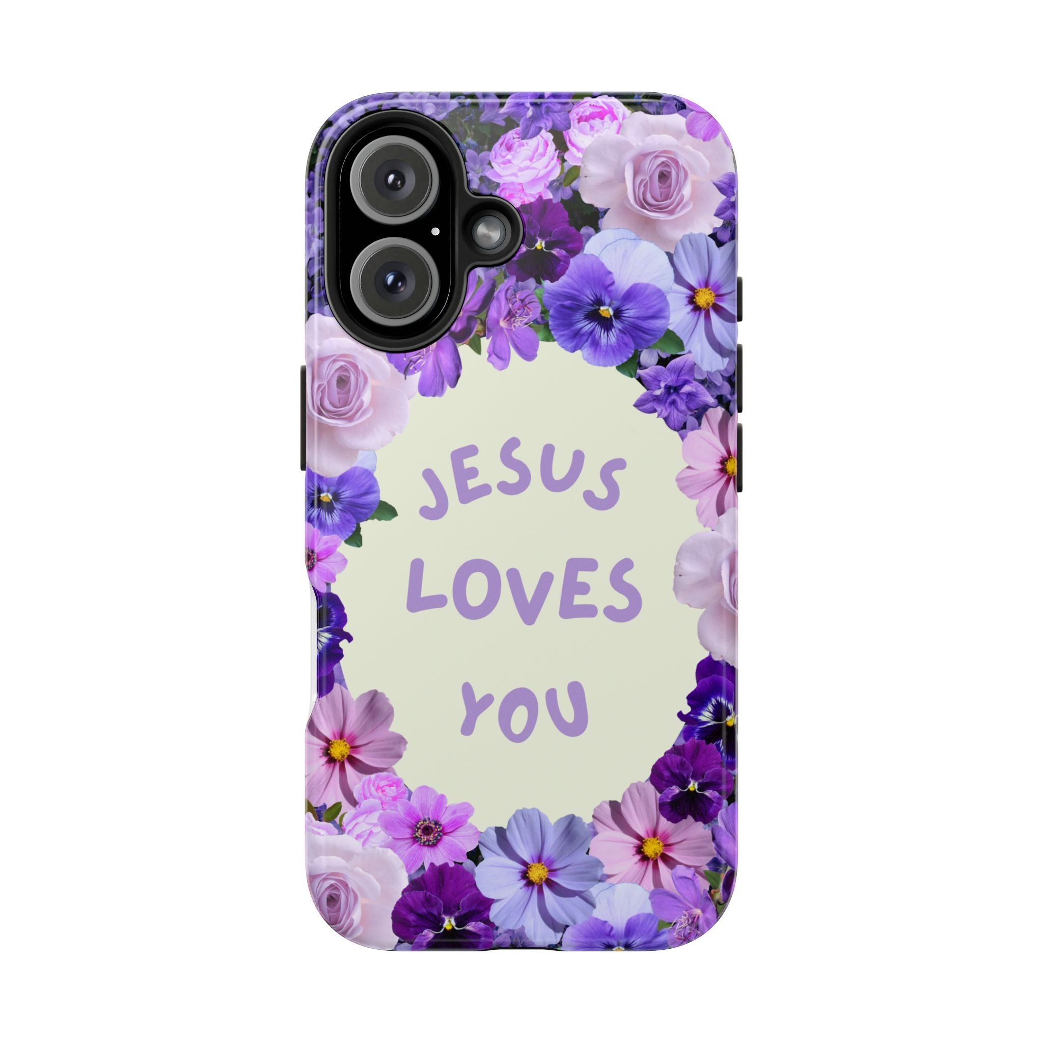 JESUS LOVES YOU Phone Case (Purple)
