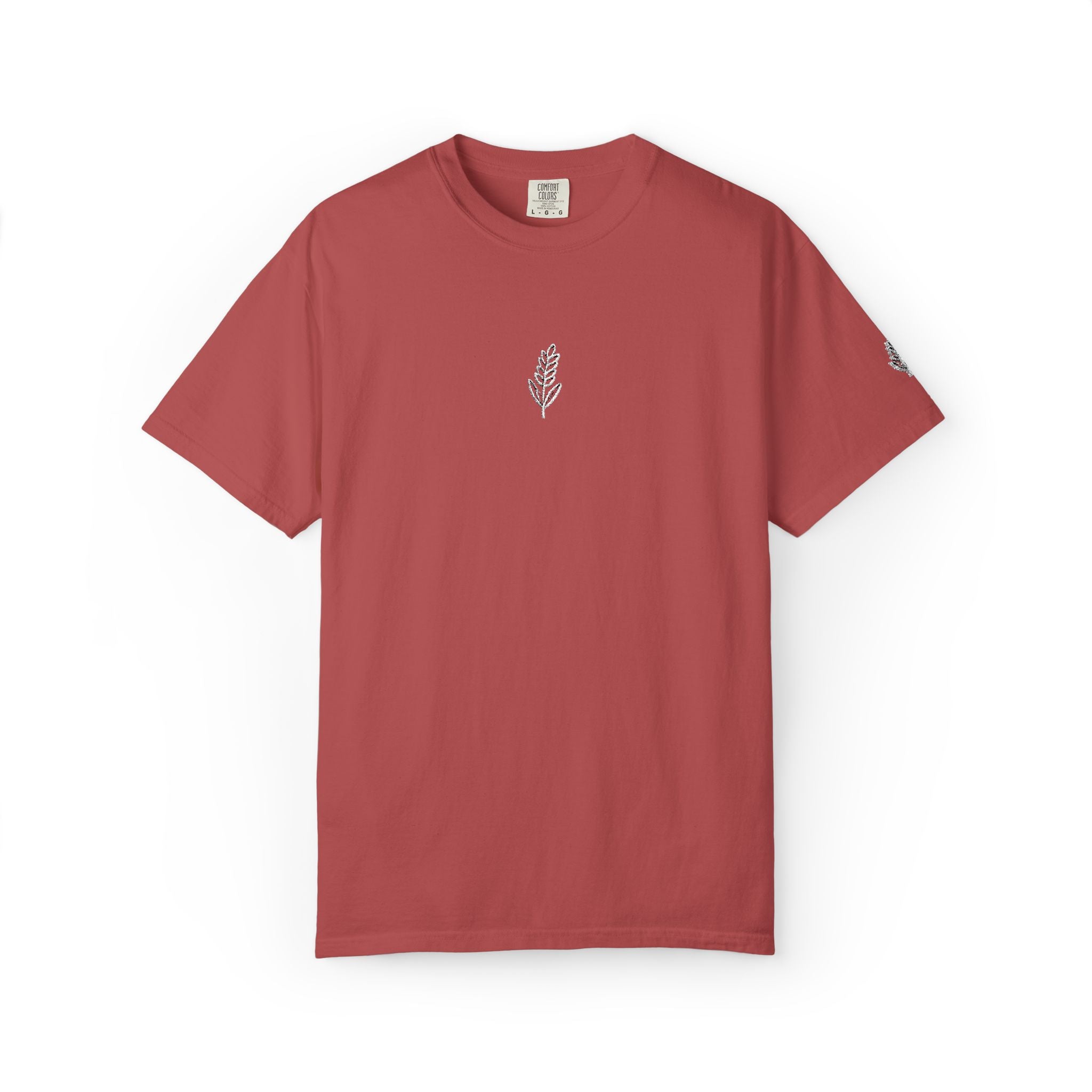 Christian Wheat Embroidered T-Shirt | Fall Comfort Colors Tee | Daily Bread Faith Shirt | Minimal Christian Fall Shirt