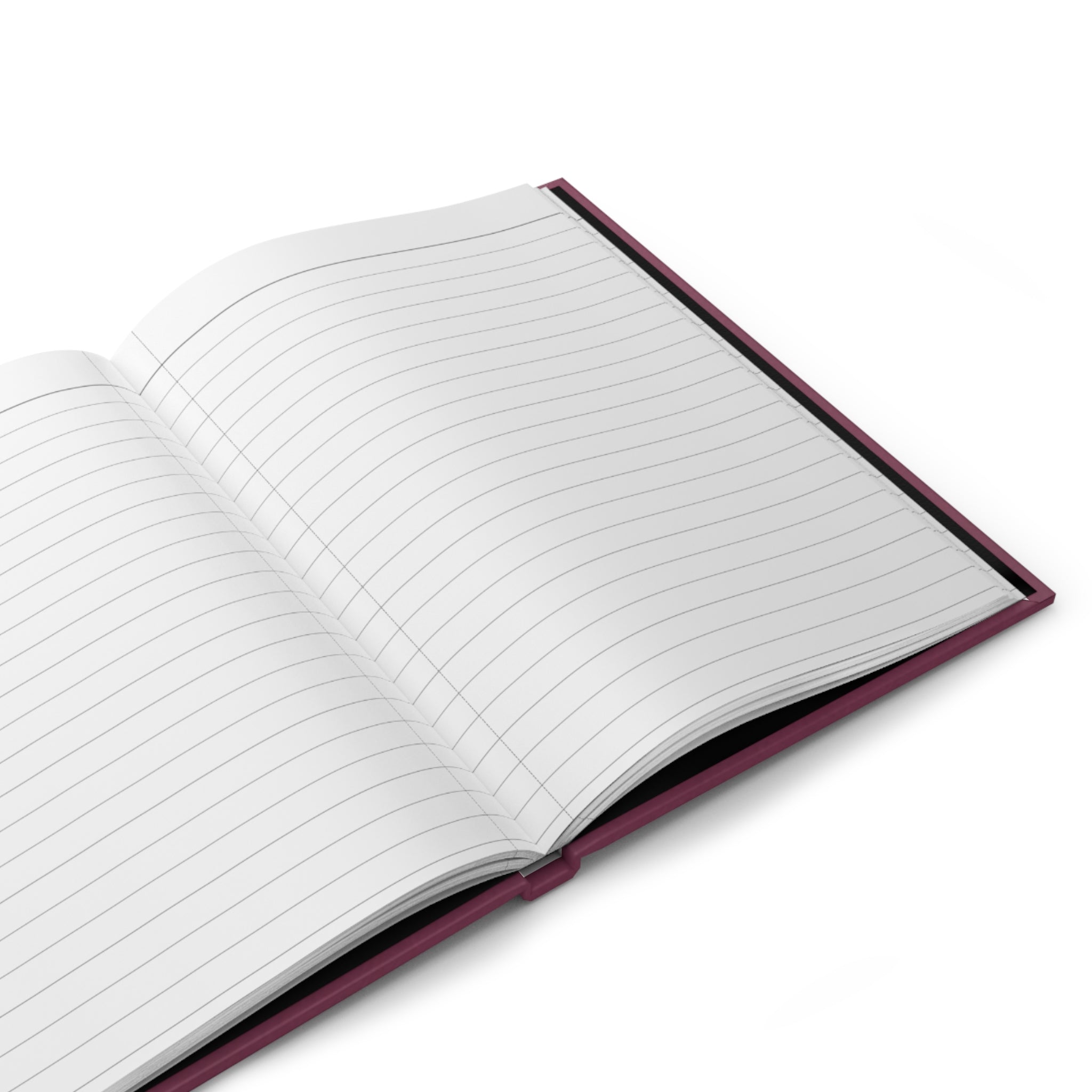 Matte Plum Butterfly Hardcover Journal — Notebook for Writing & Reflection