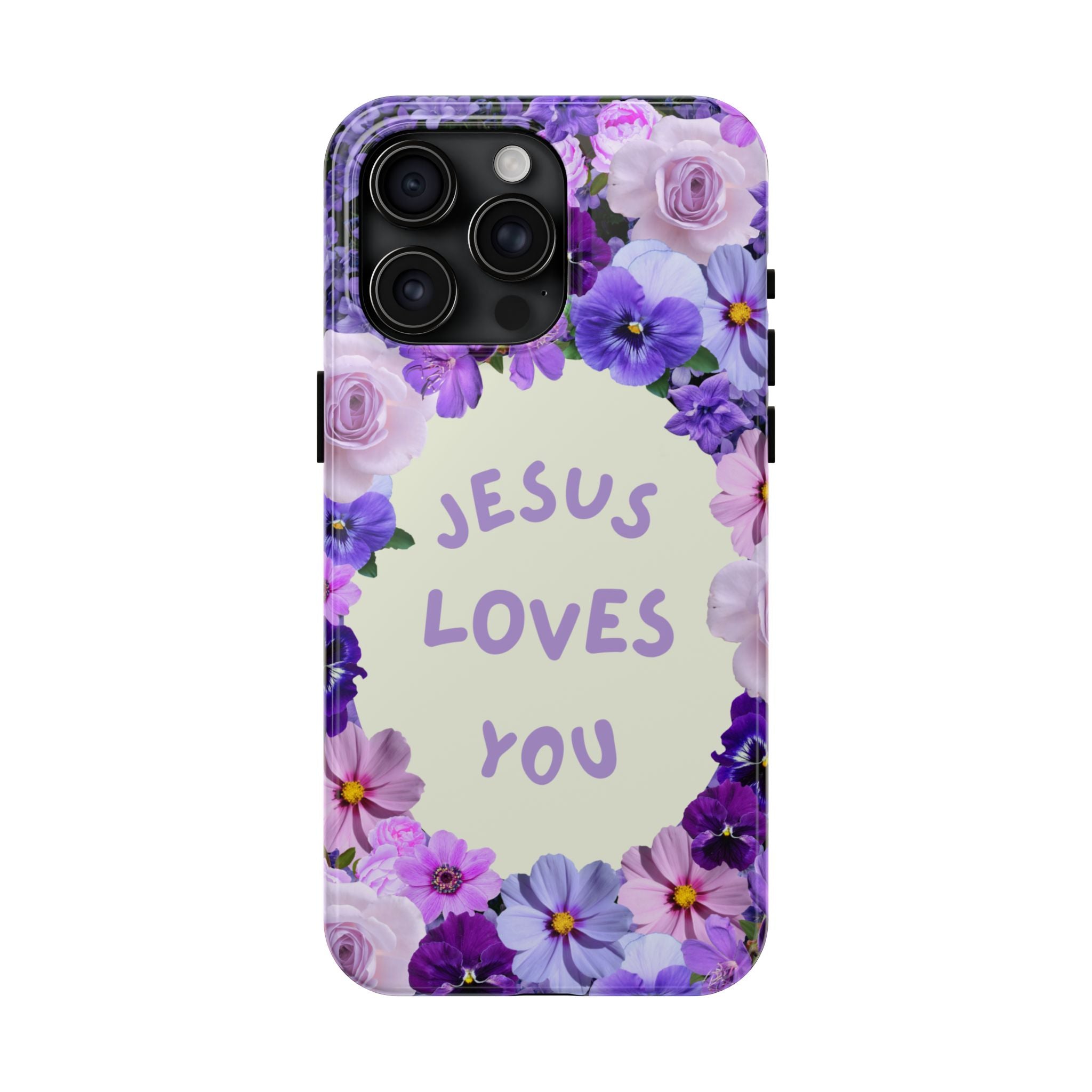 JESUS LOVES YOU Phone Case (Purple)