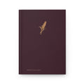 Matte Chocolate Brown Hardcover Journal — Faithful in Every Season