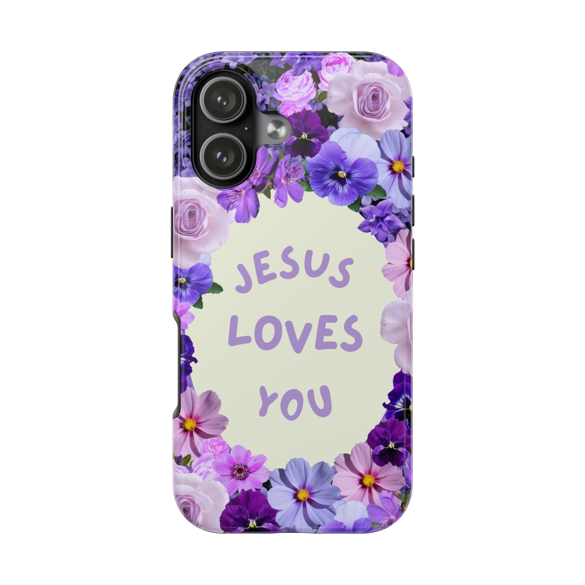 JESUS LOVES YOU Phone Case (Purple)