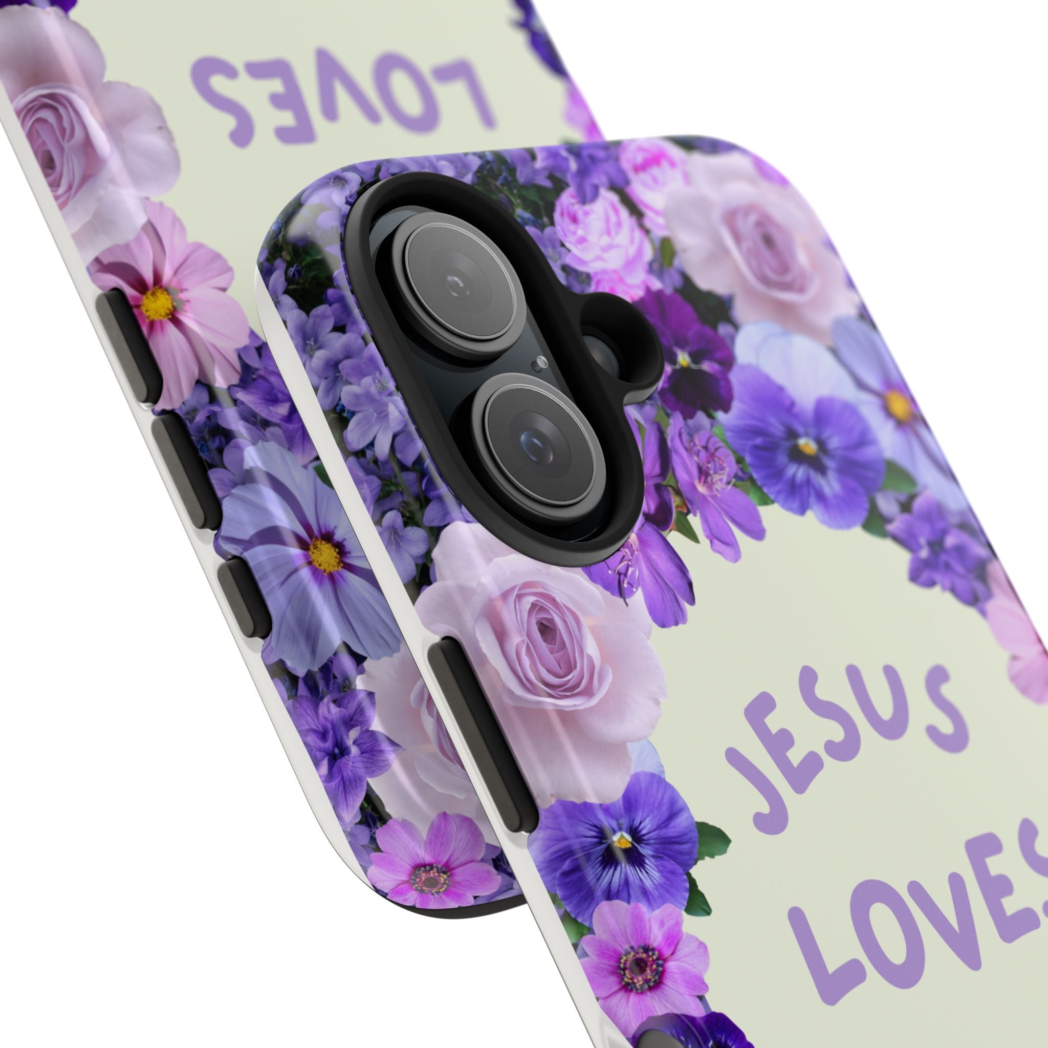 JESUS LOVES YOU Phone Case (Purple)
