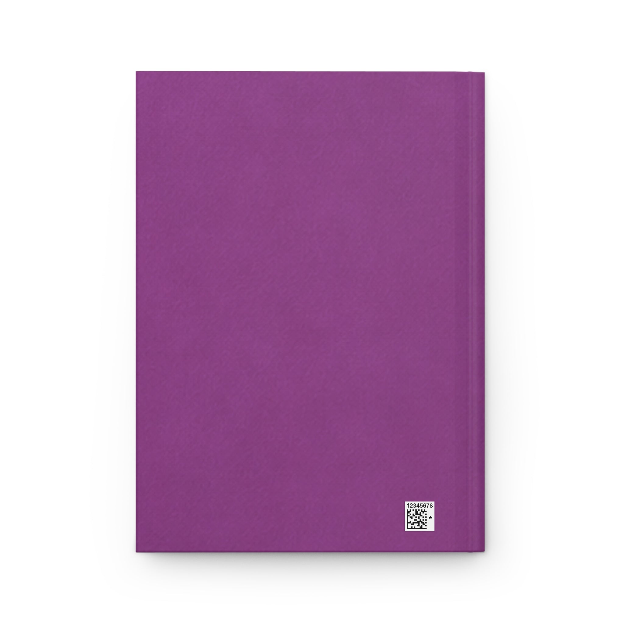 Matte Purple Hardcover Journal with Gold Bird — Matte Notebook for Gratitude, Travel & Daily Notes
