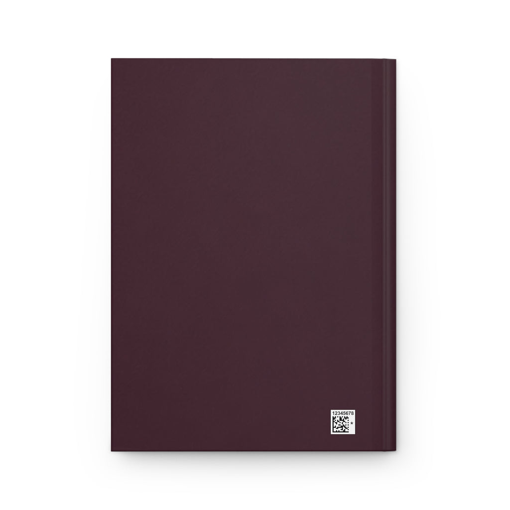 Matte Chocolate Brown Hardcover Journal — Faithful in Every Season