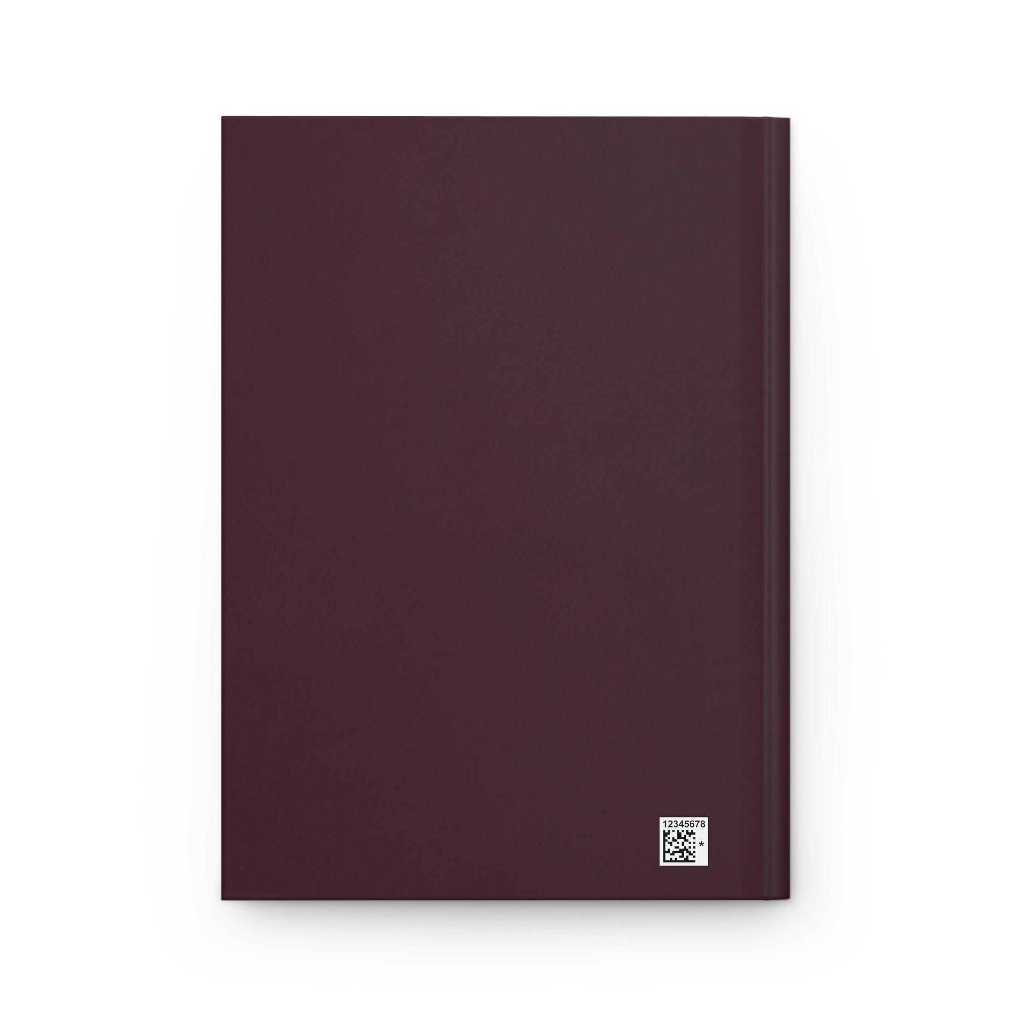 Matte Chocolate Brown Hardcover Journal — Faithful in Every Season