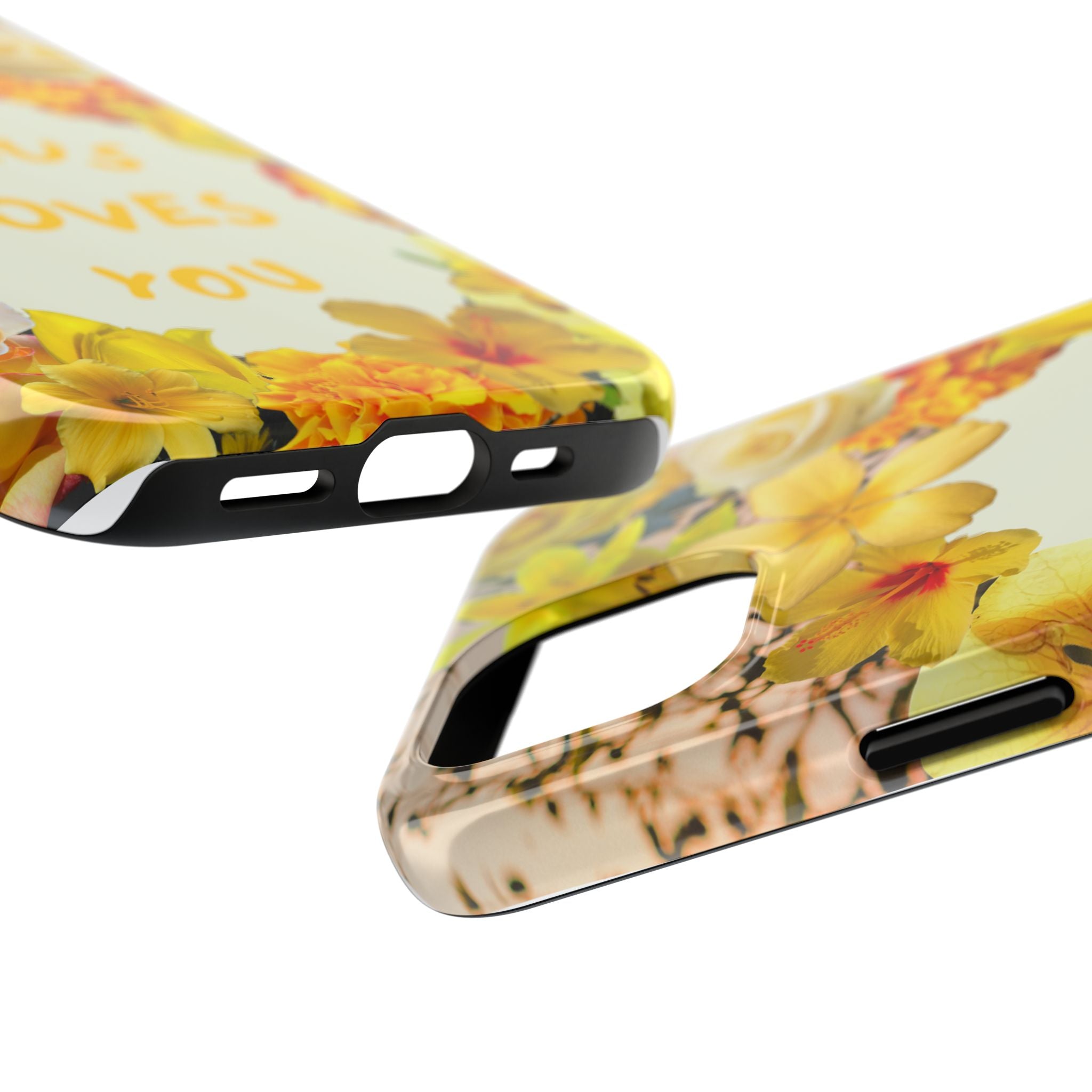 JESUS LOVES YOU Phone Case (Yellow)