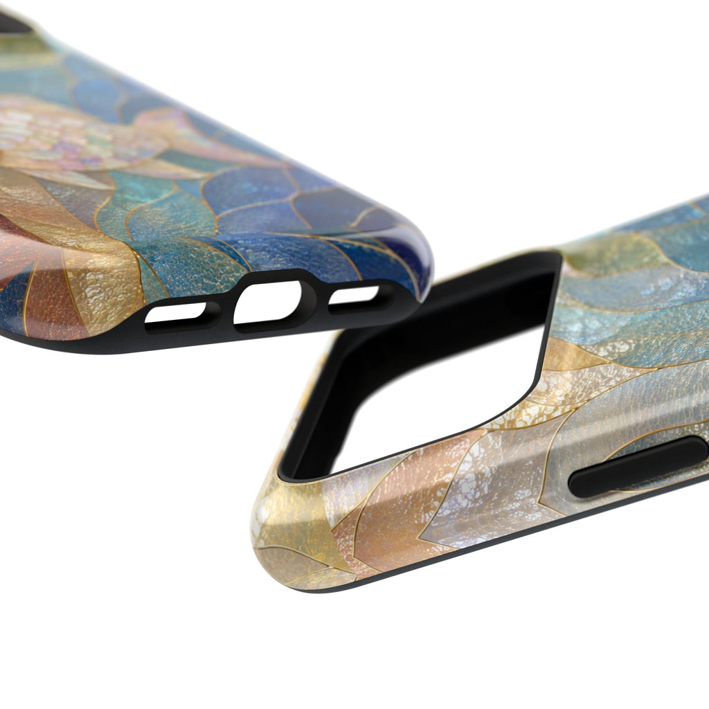 Fish Mosaic Magnetic Phone Case — Impact-Resistant Ocean Art