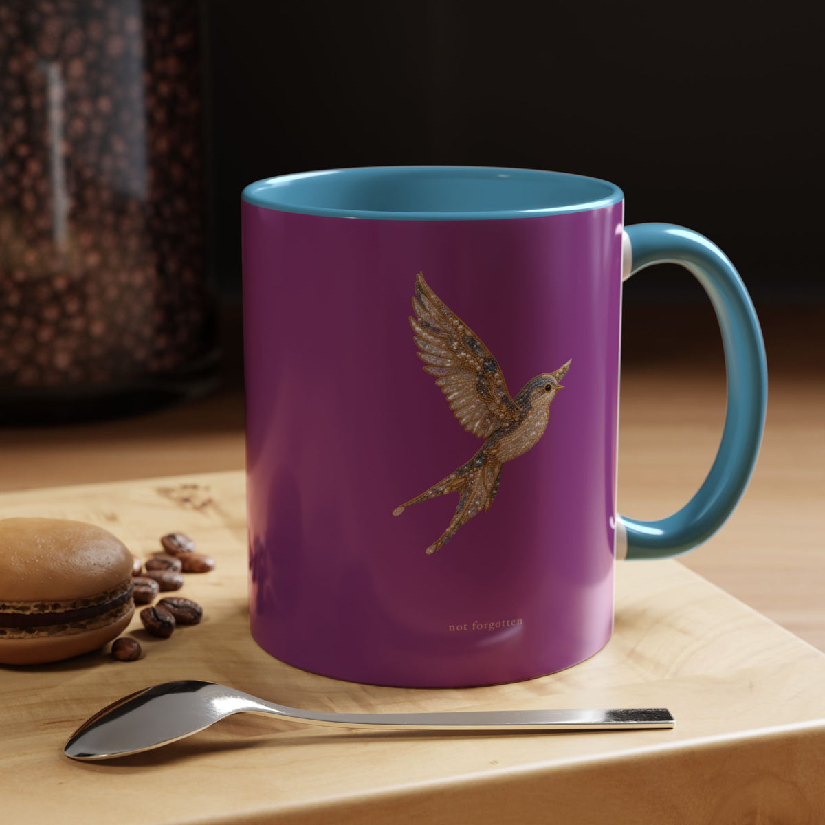 Not Forgotten Sparrow Mug — Christian Coffee Mug, 11 oz