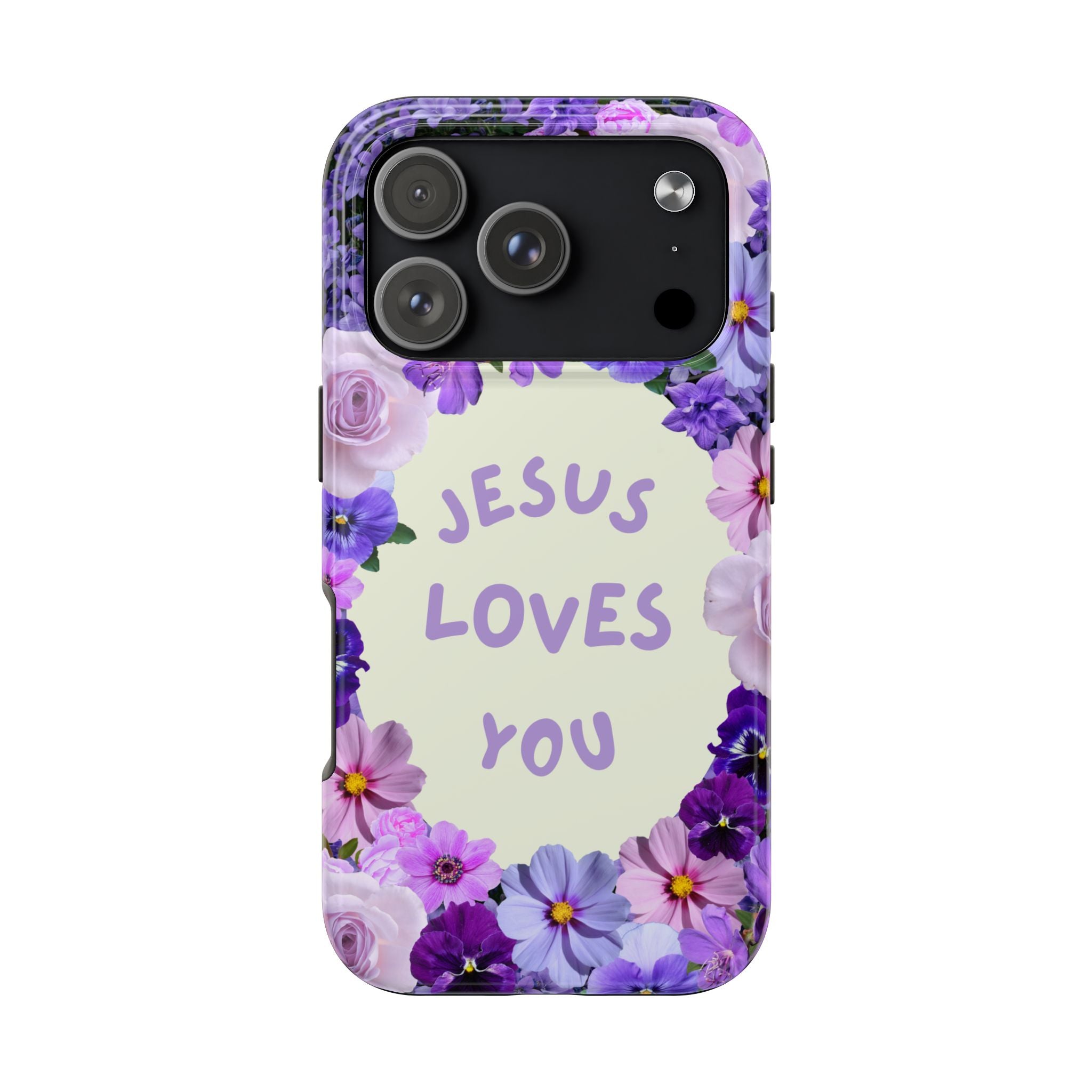 JESUS LOVES YOU Phone Case (Purple)