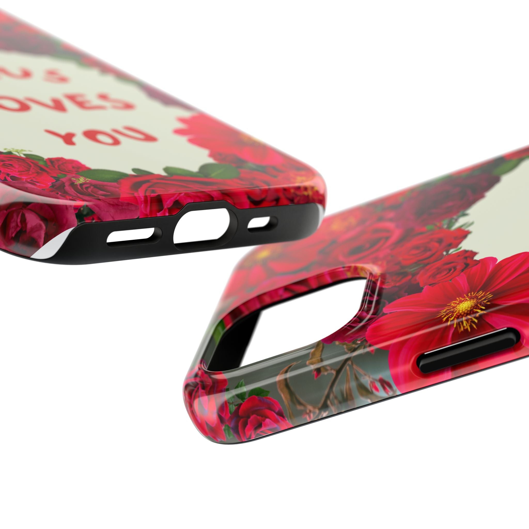 JESUS LOVES YOU Phone Case (Red)