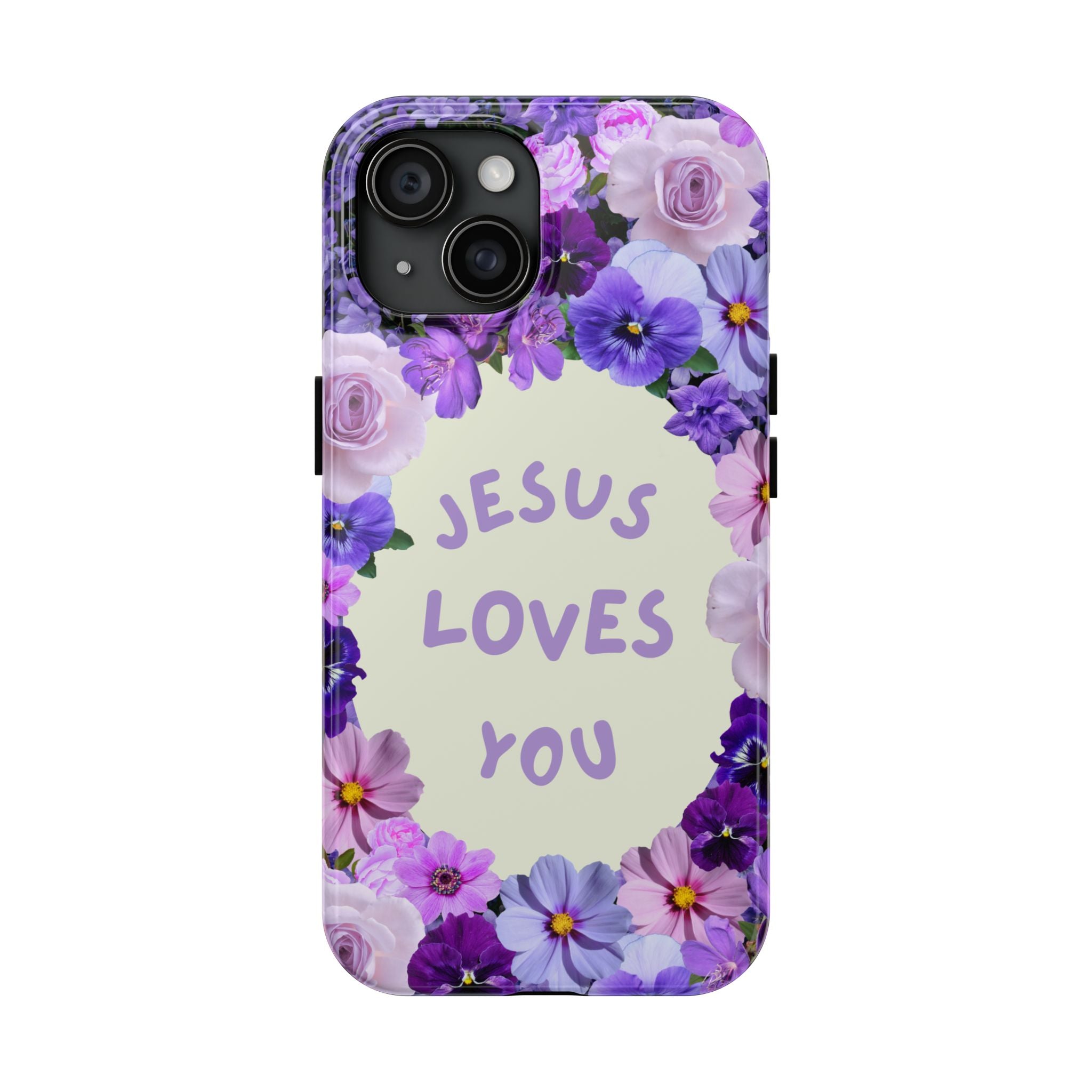 JESUS LOVES YOU Phone Case (Purple)
