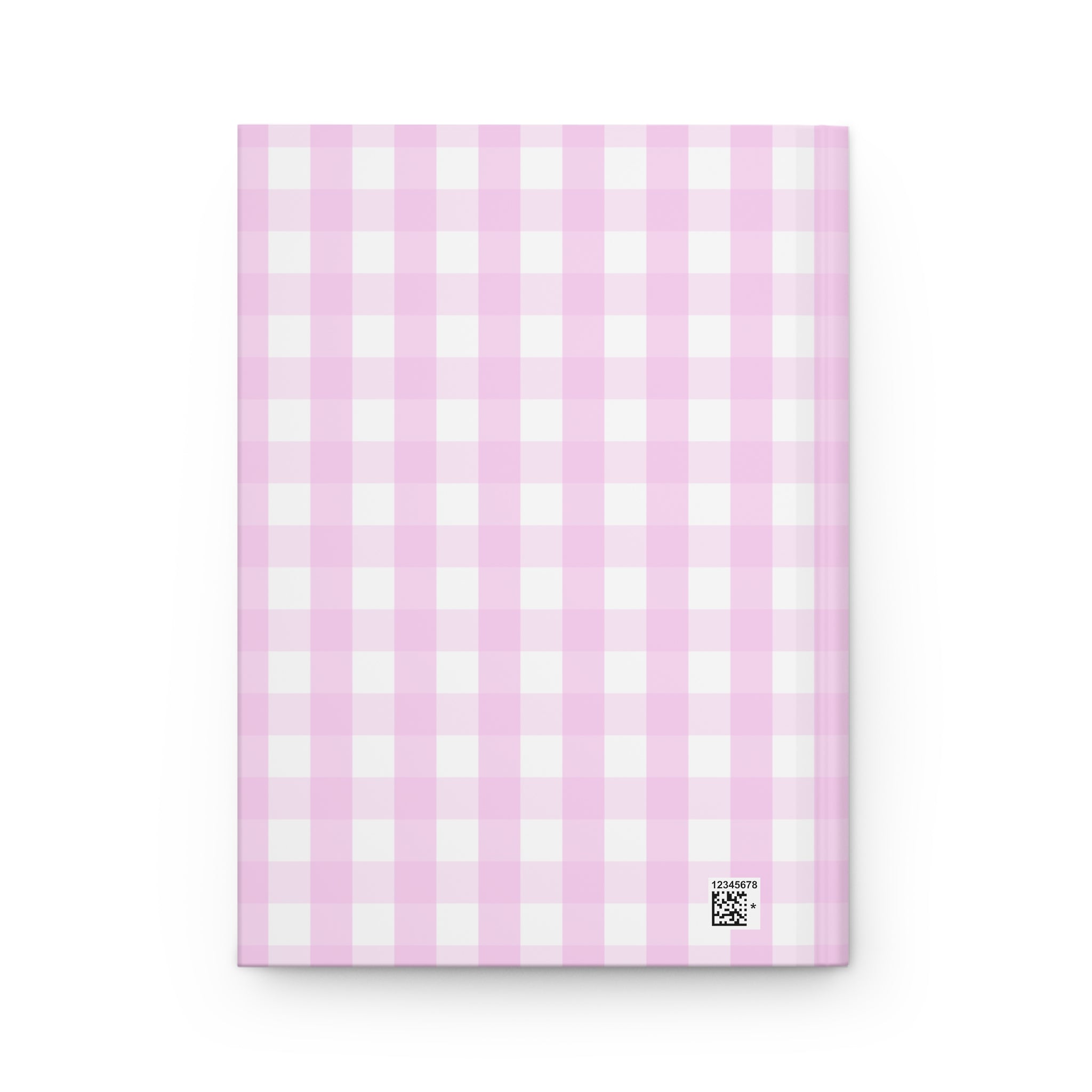 Pink Gingham Christian Journal | Matthew 14:20 Hardcover Notebook | Bible Study Journal | Faith Gift for Women | Prayer Journal | Christian Stationery